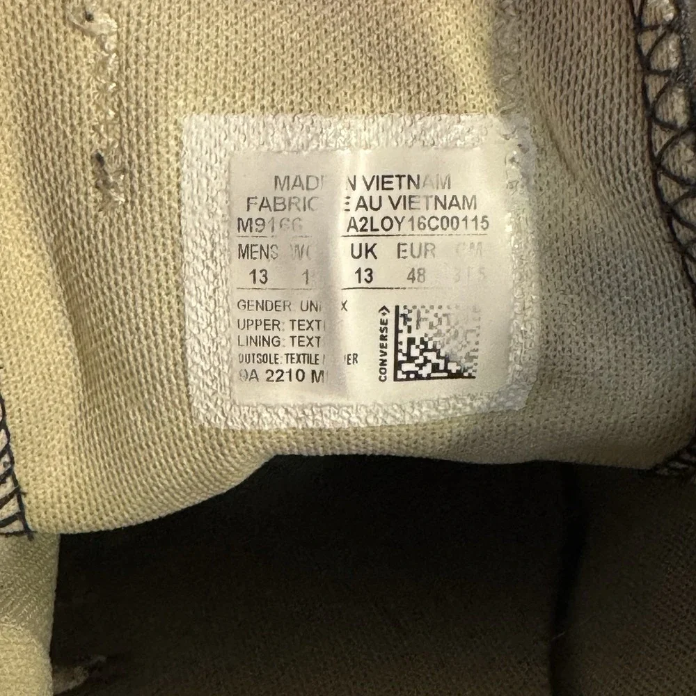 Converse size 13